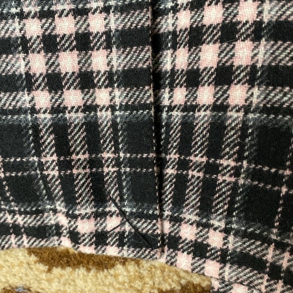 Metro Style Wool blend Blazer jacket Womens 20 black/pink pockets Dark Academia - Picture 7 of 11